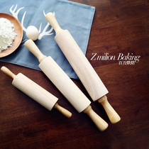 Rolling pin solid wood dumpling skin household roller rushing stick large Rod dry Face Stick small walking hammer rolling noodle stick