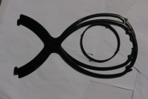 Placement rack wig accessories wig sleeve wig holder