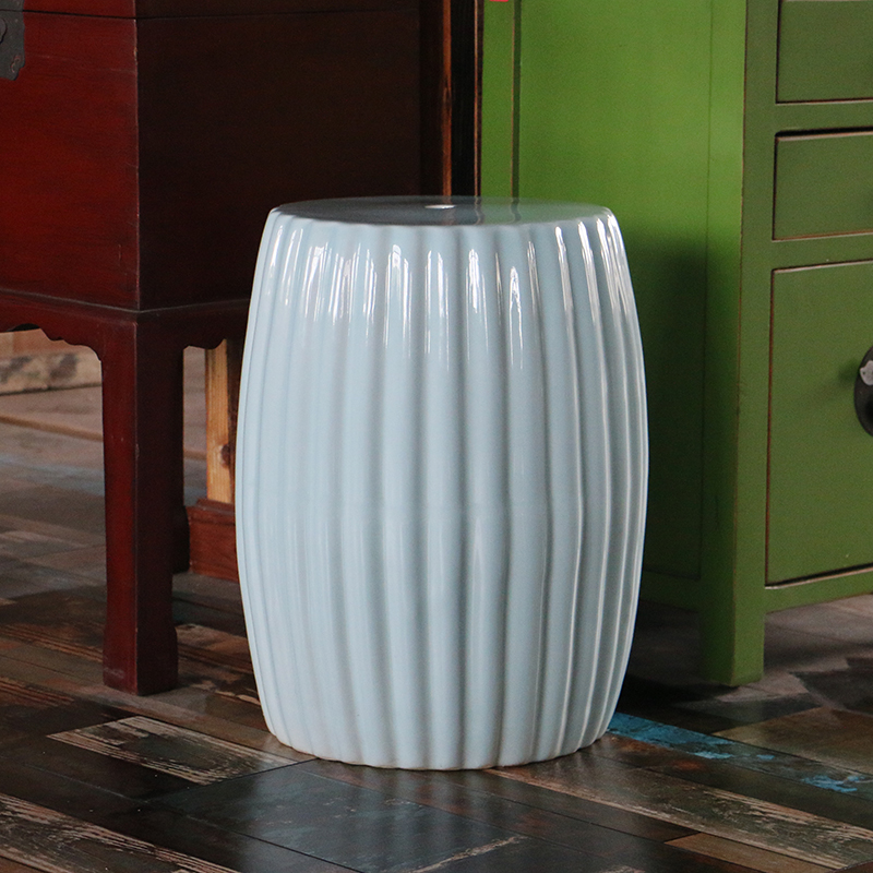 【 】 in the geometry space pumpkin stripe ceramic who modern Chinese style household and what change shoe who of large furnishing articles