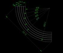 Land circuit line pipe big bend auxiliary housing tool