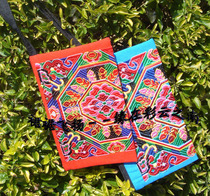 Ethnic style embroidered beauty clutch bag double-sided embroidered bag long large-capacity wallet handbag