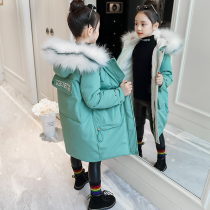 Tongyu female cotton clothing 2022 new winter clothes girl foreign gas thickened cotton suit jacket in the long Korean version of stylish cotton jacket