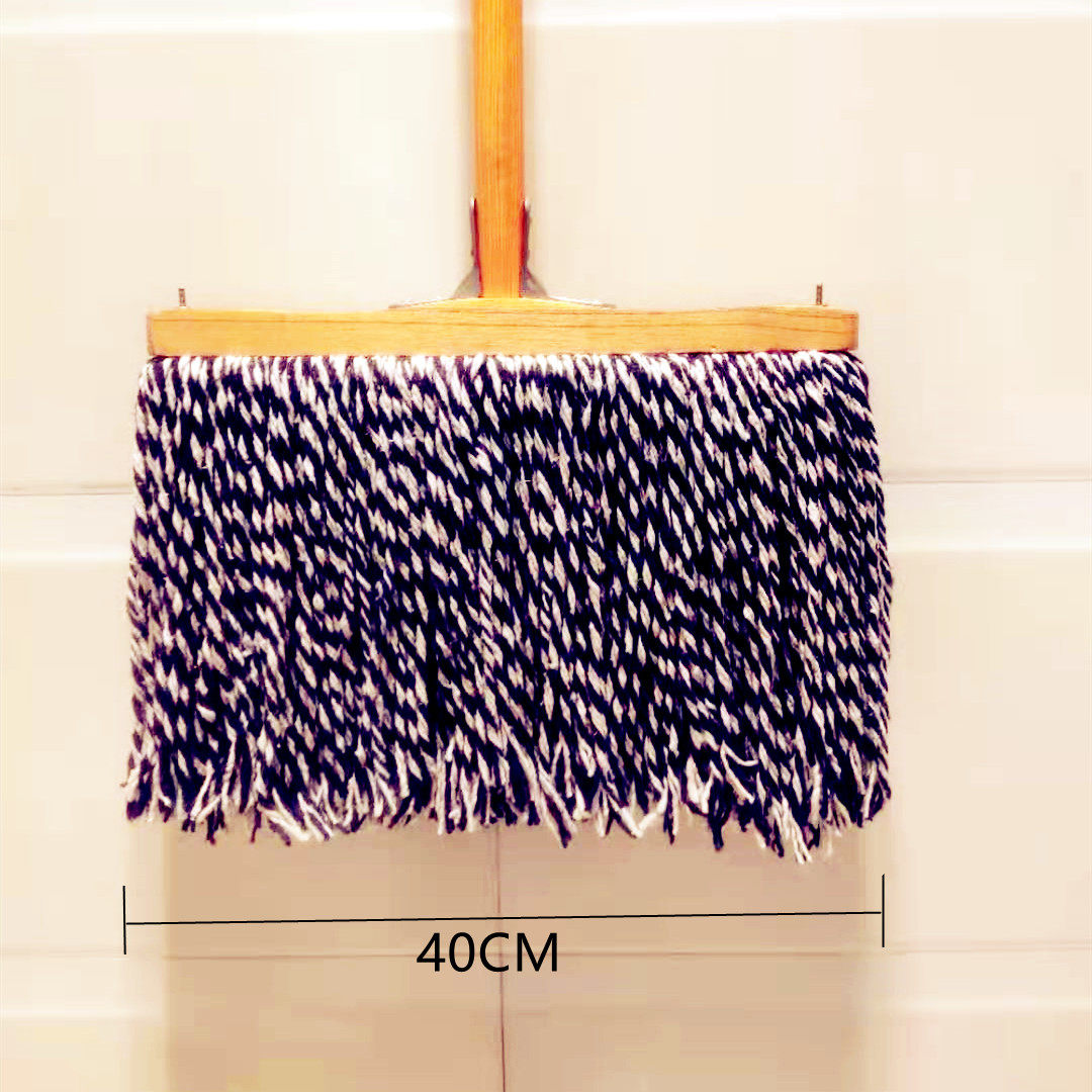 棉线拖把木杆家用老式物业公司保洁普通大号墩布棉纱排拖平板地拖