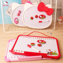 Hello Kitty whiteboard Student home writing board Cute girl drawing board Doodle board Magnetic hanging whiteboard
