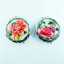 Korean folk custom mirror folding mirror double-sided mirror Korean Crafts gift shell mirror