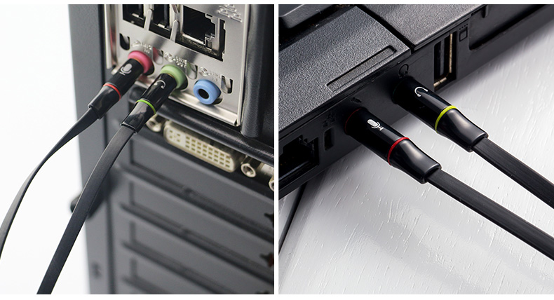 电脑耳机耳麦二合一转接线转接头3.5mm接口耳机 视频通话语音聊天