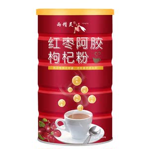 雨精灵红枣阿胶枸杞粉即冲即饮营养五谷杂粮早餐食品代餐粉500g桶