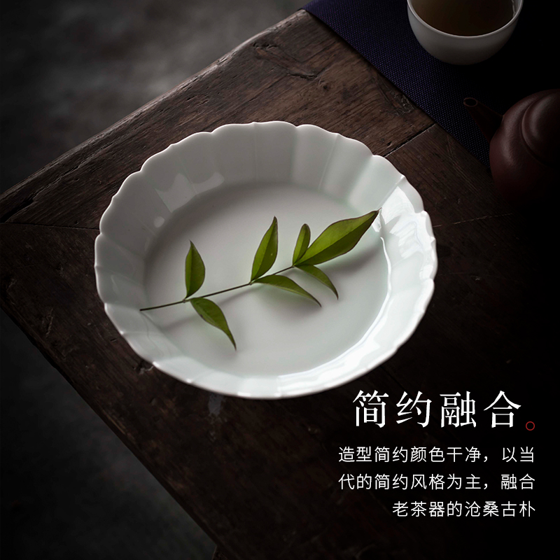 Cloud art of jingdezhen pure manual shadow green single glaze color glaze POTS dry mercifully machine of grain kung fu tea set