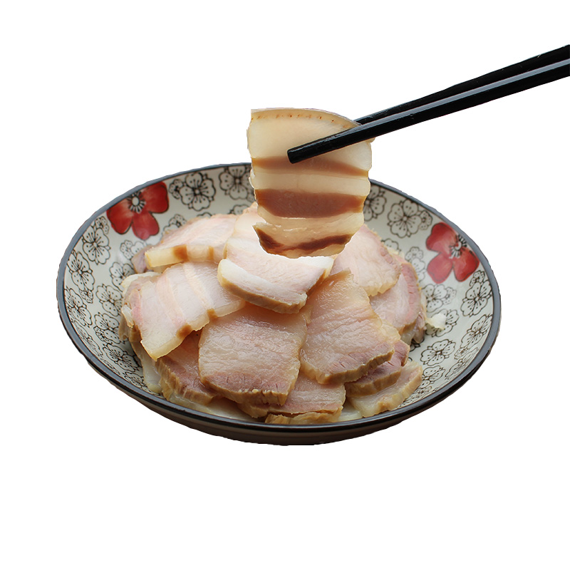 anhui salted meat farmer's home-made air dried local pig cured meat specialty streaky pork bacon huizhou daobanxiang 500g