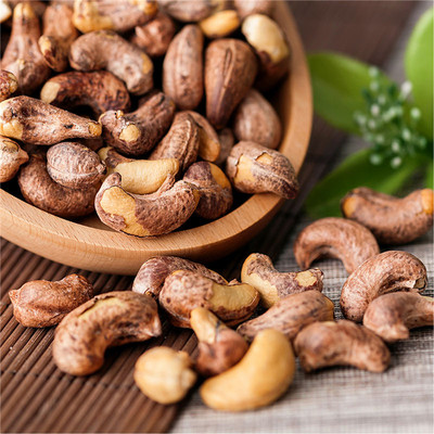 紫皮腰果100g2袋坚果炒货干果休闲零食