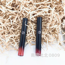 Armani Black tube Lip Glaze Xiaofang Ding Lip dye Lip glaze Matte lipstick hummus color