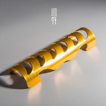 Xin Xuan tea ceremony zero with retro tea cup holder metal alloy tea accessories tea cup rack tea cup storage rack