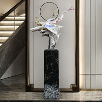 New Chinese Living Room Pendulum Pieces Modern Light Extravaganza Landing water Fountains Creative Interior Home Joe Relocation Ornaments