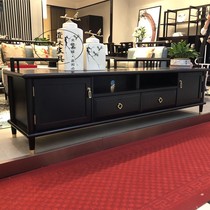New Chinese solid wood TV cabinet Living room Zen Serie cabinet modern minimalist TV cabinet bedroom locker engineering furniture