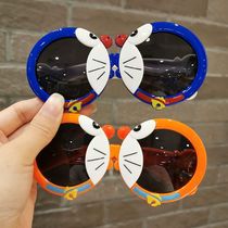Childrens sunglasses children polarized silicone cartoon sun glasses boys and girls Baby Fashion anti-ultraviolet glasses