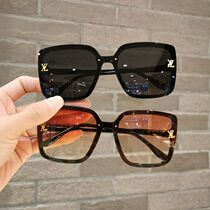 Childrens fashion sunglasses Men and women Fairy Ocean Sunglasses Girl Temperament Big Box Walking Show Photo Personality Baby Glasses