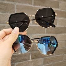 Children sun glasses anti-ultraviolet boy tide personality glasses 3-12 years old toad mirror fashion catwalk girl sunglasses