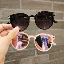 Children sun glasses boys and girls fashion sunglasses sunglasses boys summer baby concave shape glasses UV protection