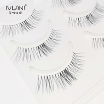 Aimeranie false eyelash female natural emulation self-sticking fairy hair reusable with eyelash transparent stalk 542Z