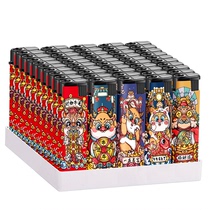 Niu Cai exuberant 50 inflatable windproof explosion-proof lighters disposable advertising custom-made printing wholesale tide