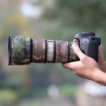 Apply the first-and-second-generation protective sleeve of CANON Canon 70-200f4 small white lens 70200mm camouflage gun suit IS