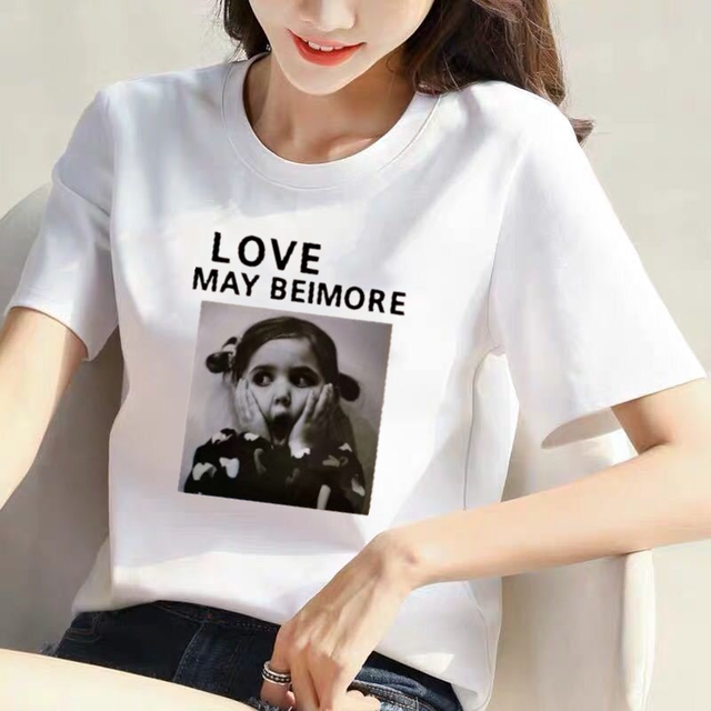 2020 summer new white Korean short-sleeved t-shirt women loose large size women 2020 summer new white Korean short-sleeved t-shirt women loose large size women