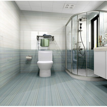 Wall tile toilet non-slip floor tile toilet bathroom kitchen balcony tile porcelain tile 300c600 blue striped tile