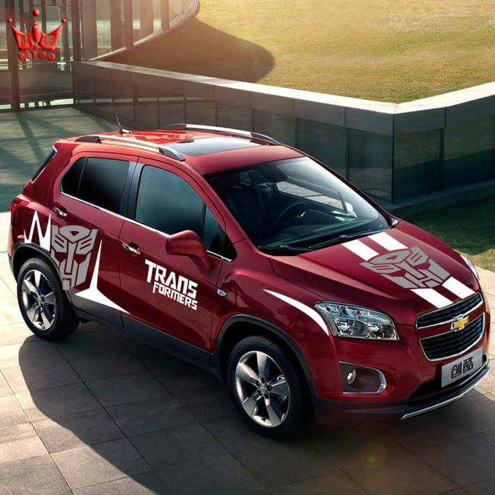 雪佛兰创酷变形金刚改装车贴个性时尚车贴拉花全车贴车身贴