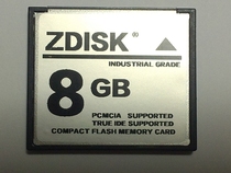 ZDISK Industrial Level CF Card 8G supports TRUE IDE