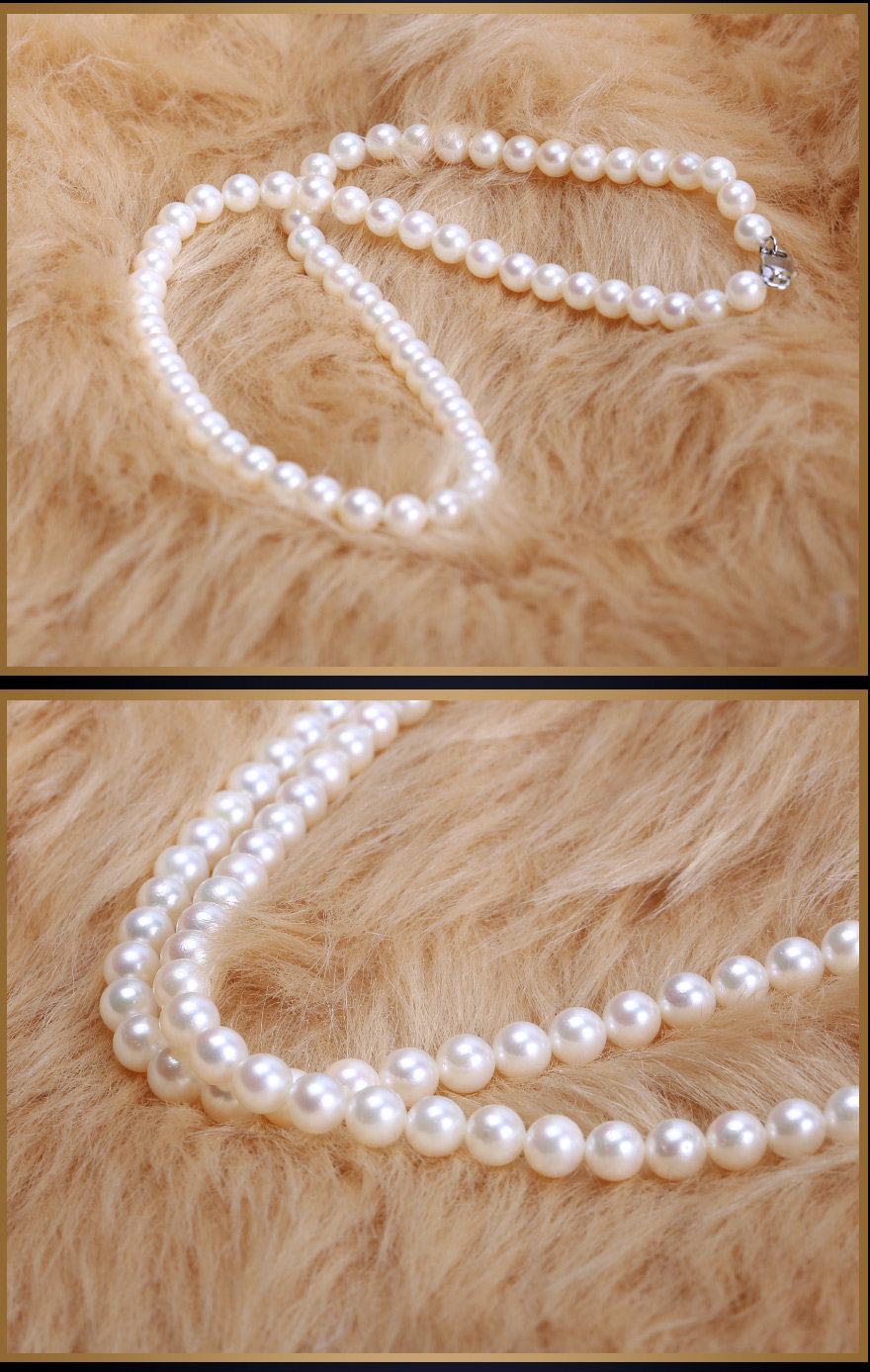 6mm 天然海珍珠项链