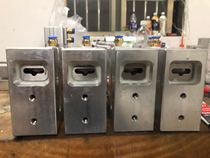 Dongguan Jiaye Precision metal mold Plastic bag pneumatic punching machine Butterfly hole punching die 30*6*9mm