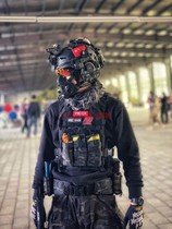 CNSQBC God sports competitive tactics polarized wind goggles night vision 4 lens glasses big face cautious