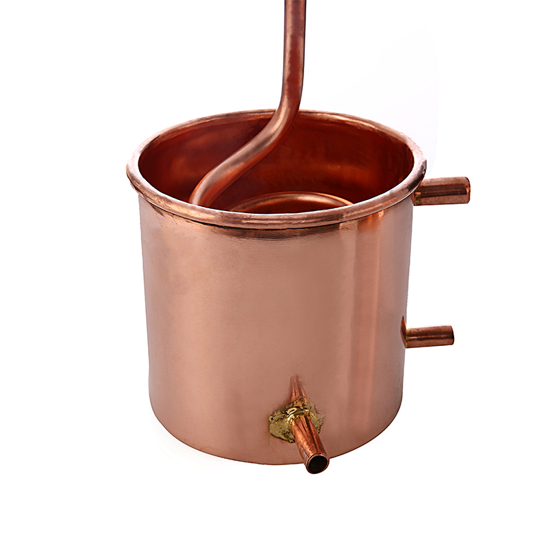 纯露机家用小型蒸馏器鲜花精油蒸馏设备古法萃取纯铜锅蒸酒提纯