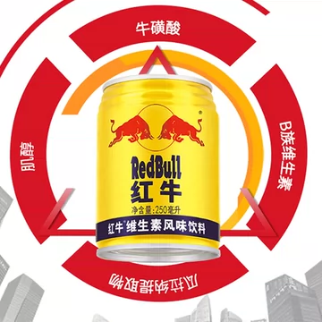 进口】RedBull/红牛维生素风味饮料6罐[15元优惠券]-寻折猪