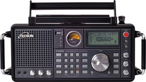 Tecsun S-2000 FM Medium Wave Short Wave-Aviation Band Radio Black Tuned Desktop