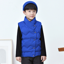 Hearty motor children duvet waistcoat light and thin white duck suede warm down liner Malclamp male and female vest