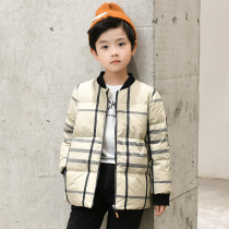 Smart new childrens light down jacket Mens and womens childrens warm down liner large childrens baby winter clothing