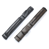 High-end PU billiard rod barrel 1 2 rod barrel 4 holes rod barrel nine clubs American rod box black 8 rod bag four holes