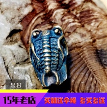 Hand sculpted work trifoliate EDC umbrella rope knife pendant handmade pendant key buckle pendant DIY pendant ornament pendant