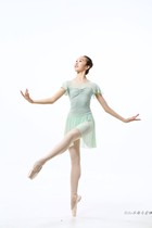 Ballet dance dress short sleeve practice dress