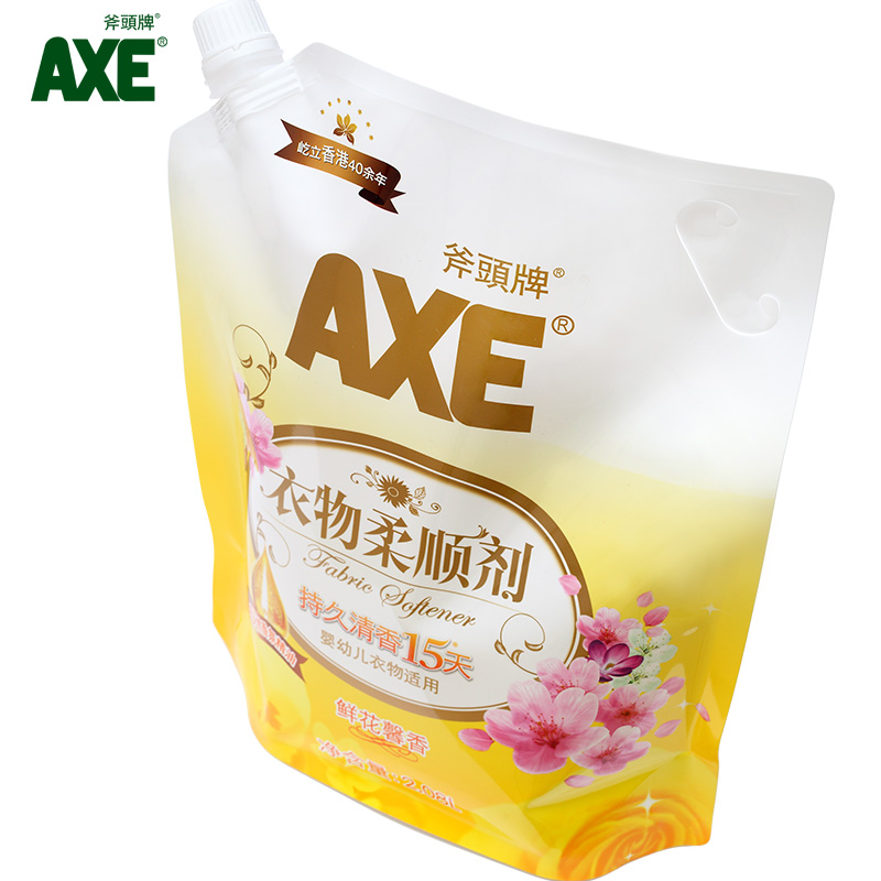 香港AXE斧头牌衣物柔顺剂鲜花馨香2.08L*2袋装婴儿适用柔软舒适产品展示图4