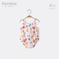 kordear baby vest baby clothes summer thin sling hanging clothes for newborn pure cotton summer