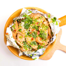 Frozen (Qishan Vegetarian Hongyun Wangcai Chicken) imitation meat pure vegetarian meat soy protein soup Zhai cuisine ingredients