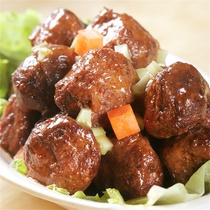 (Qishan Vegetarian_Jia Chang Suyan Pill) Vegetarian Soy Protein Isolate Meatballs Imitation dishes