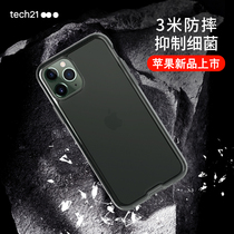 tech21 Suitable for Apple 11 mobile phone shell iphone11 Pro max protective cover transparent anti-fall shell Silicone soft