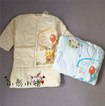 Anji little sheep baby sleeping bag Childrens pure cotton sleeping robe blemishes