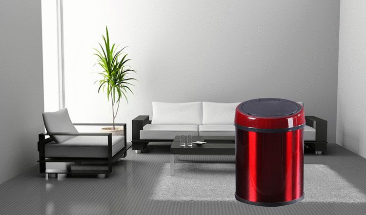 兴发智能感应垃圾桶欧式家用时尚免脚踏自动电动卫生间客厅美观