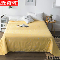 Arctic velvet cotton solid color sheets 1 8 beds Double bed 1 5 cartoon cotton pure cotton sheets Dormitory pure cotton sheets