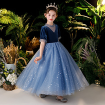 Playboy Little Girl Peng Peng Peng Girl Princess Dress Fairy Wedding Dress Luxury Dress Dress Noble Walking Show Show Show Show
