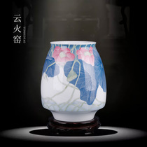 Vase ceramic ornaments study bookshelf home decoration desk office living room countertop bottle housewarming gift